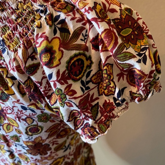 LUCKY BRAND women’s short sleeve top. Size MEDIUM. BOHO look - Picture 3 of 10